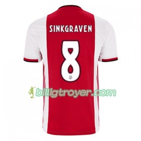 Billige Fotballdrakter AFC Ajax Daley Sinkgraven 8 Hjemmedraktsett 2019/20 Kortermet